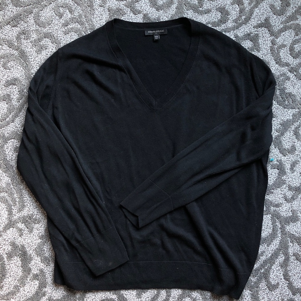 XXL Banana Republic Black Sweater